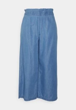 Brandneu 👍 ONLY Petite Damen ONLBEA CALY LIFE ELASTIC WIDE - Stoffhose - Medium Blue Denim ✔️