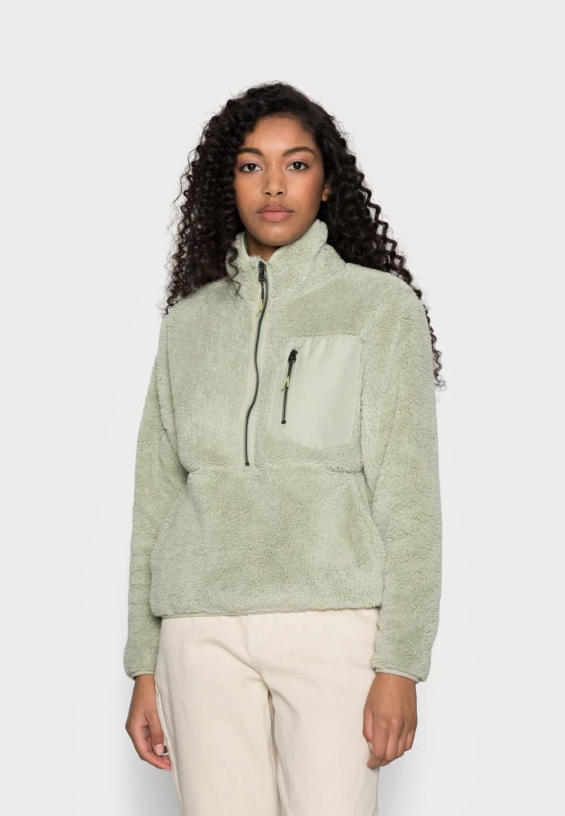Großhandel 🥰 ONLY Petite Damen ONLDALINA ZIP TEDDY - Sweatshirt - Desert Sage 😍