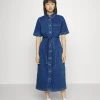 Bestes Angebot 😀 ONLY Petite Damen ONLMIRIAM LIFE 👗 DRESS - 👖 Jeanskleid - Medium Blue Denim 👍
