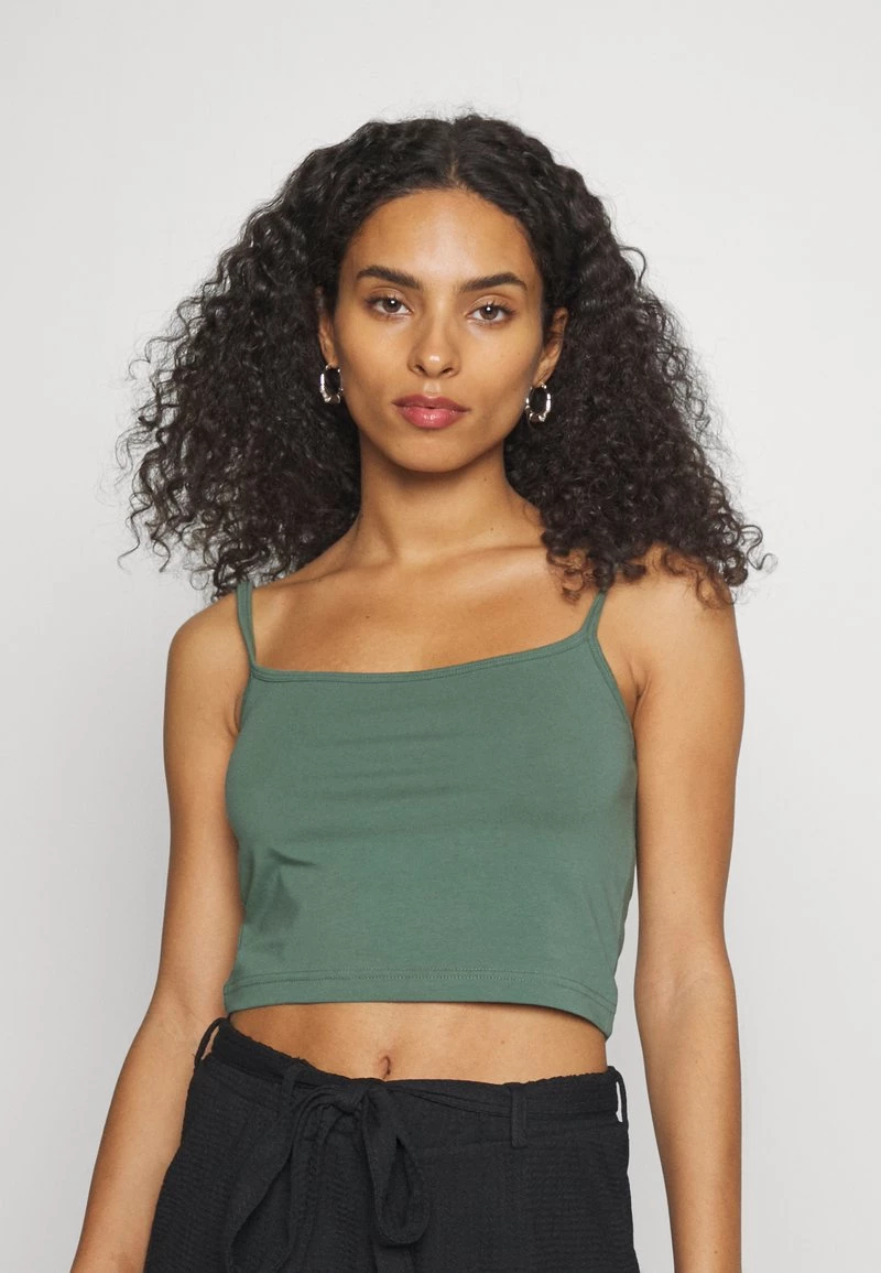 Billig 🎉 ONLY Petite Damen ONLLIVE LOVE SINGLET CROPPED 2 PACK - Top - Black/laurel Wreath 🧨 – Bild 4