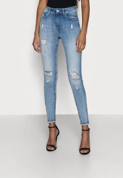 Coupon ✨ ONLY Petite Damen ONLBLUSH LIFEMID - 👖 Jeans Skinny Fit - Light Blue Denim 😀