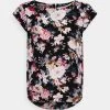 Bester Verkauf ✨ ONLY Petite Damen ONLVIC - T-Shirt Print - Black Larry Flower 🛒