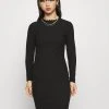 Am billigsten 🔔 ONLY Petite Damen ONLEMMA HIGH NECK 👗 DRESS - Etuikleid - Black 👏