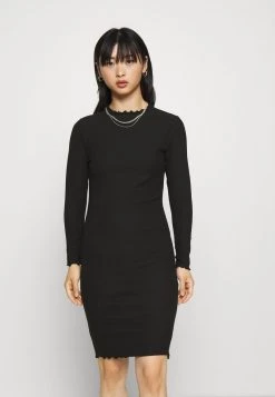 Am billigsten 🔔 ONLY Petite Damen ONLEMMA HIGH NECK 👗 DRESS - Etuikleid - Black 👏