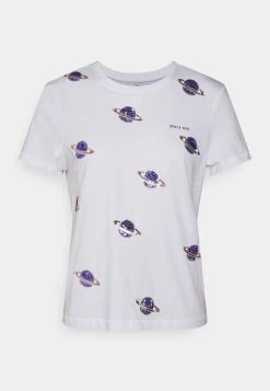 Bestpreis ⌛ ONLY Petite Damen ONLKITA PLANET BOX - T-Shirt Print - Bright White 🥰