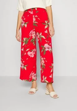 Neu ✔️ ONLY Petite Damen ONLNOVA LUX ALBA PALAZZO PANT - Stoffhose - Chinese Red 😀