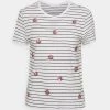 Bester Verkauf ❤️ ONLY Petite Damen ONLKITA LEFLEUR BOX - T-Shirt Print - Bright White/black 🥰