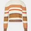 Blitzangebot ❤️ ONLY Petite Damen ONLALBI LIFE STRIPE - Strickpullover - Eggnog ⌛