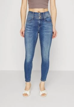 Bestes Angebot ✨ ONLY Petite ONLPAOLA TRIPLE WAIST LIFE - 👖 Jeans Skinny Fit - Medium Blue Denim | Damen 🌟