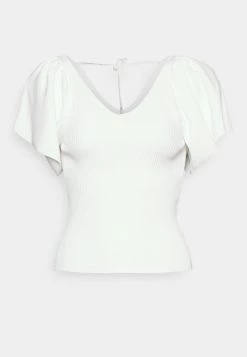 Bester Verkauf 🥰 ONLY Petite Damen ONLLEELO BACK - T-Shirt Basic - Eggnog 👏