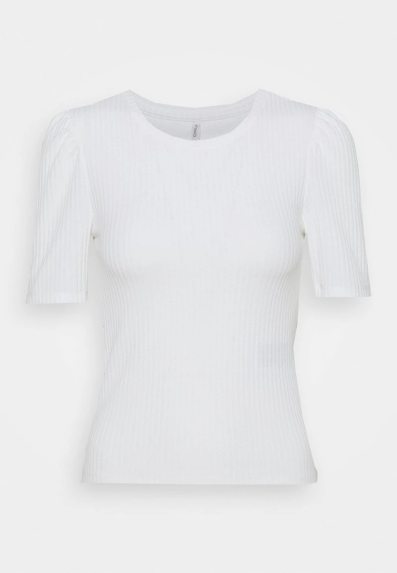 Brandneu 🔥 ONLY Petite Damen ONLNELLA - T-Shirt Print - Cloud Dancer 💯