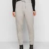 Am billigsten ⭐ ONLY Petite Damen ONLPOPTRASH EASY - Stoffhose - Light Grey Melange ❤️