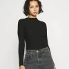 Großhandel 🎁 ONLY Petite Damen ONLEMMA HIGH NECK - Langarmshirt - Black 👍