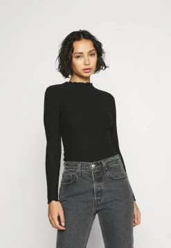 Großhandel 🎁 ONLY Petite Damen ONLEMMA HIGH NECK - Langarmshirt - Black 👍