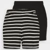 Budget 🛒 ONLY Petite Damen ONLMAY LIFE 2 PACK - Shorts - Black/cloud Dancer 🔔