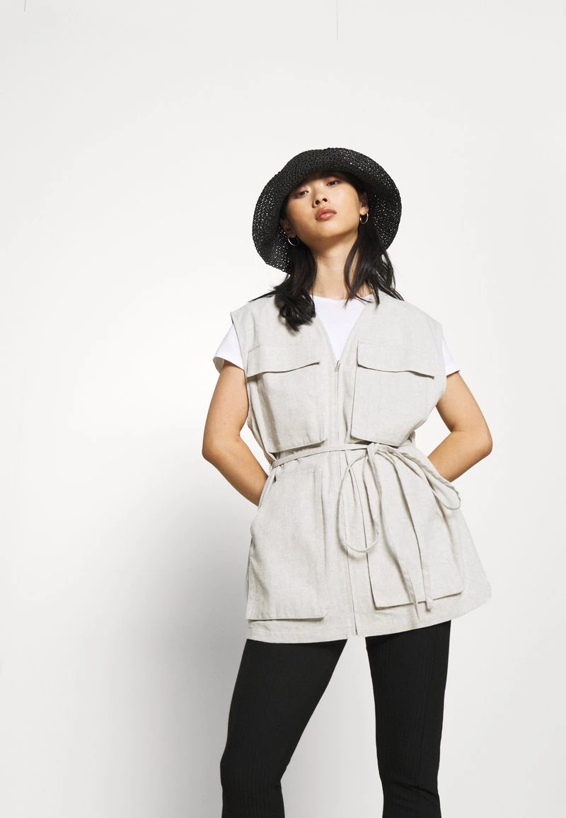 Neu ✔️ ONLY Petite Damen ONLNELLA SLIT PANT - Stoffhose - Black 🥰 – Bild 4