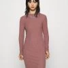 Coupon 😀 ONLY Petite ONLEMMA HIGH NECK 👗 DRESS - Etuikleid - Rose Brown | Damen 🥰