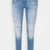 Auslauf 🎁 ONLY Petite Damen ONLCORAL SKINNY DEST - 👖 Jeans Skinny Fit - Medium Blue Denim 👍