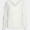 Schlussverkauf 👍 ONLY Petite Damen ONLMELTON LIFE - Strickpullover - Cloud Dancer 😀