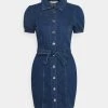 Bestes Angebot 🌟 ONLY Petite Damen ONLVIBBE 👗 DRESS - 👖 Jeanskleid - Dark Blue Denim 🧨