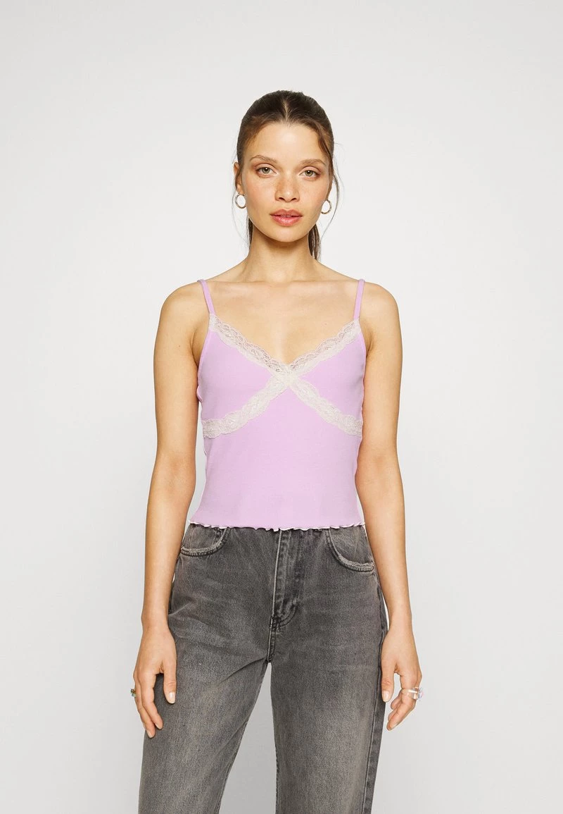 Schlussverkauf 🔔 ONLY Petite Damen ONLROSIE SLEEVELESS - Top - Orchid Bouquet/cloud Dancer 🛒