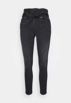 Coupon 🌟 ONLY Petite Damen ONLHUSH LIFE PAPERBAG - 👖 Jeans Skinny Fit - Black 💯