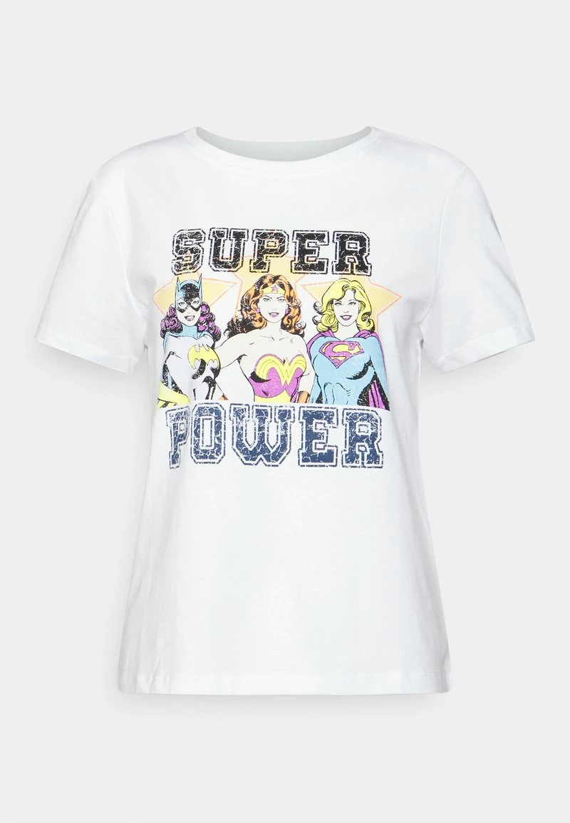 Rabatt 👏 ONLY Petite Damen ONLSUPER POWER - T-Shirt Print - White 🧨