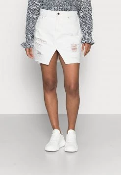 Neu 🤩 ONLY Petite Damen ONLISABEL LIFE - Minirock - White 😍