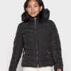 Rabatt ✔️ ONLY Petite Damen ONLNEWELLAN QUILTED HOOD - Winterjacke - Black 👏