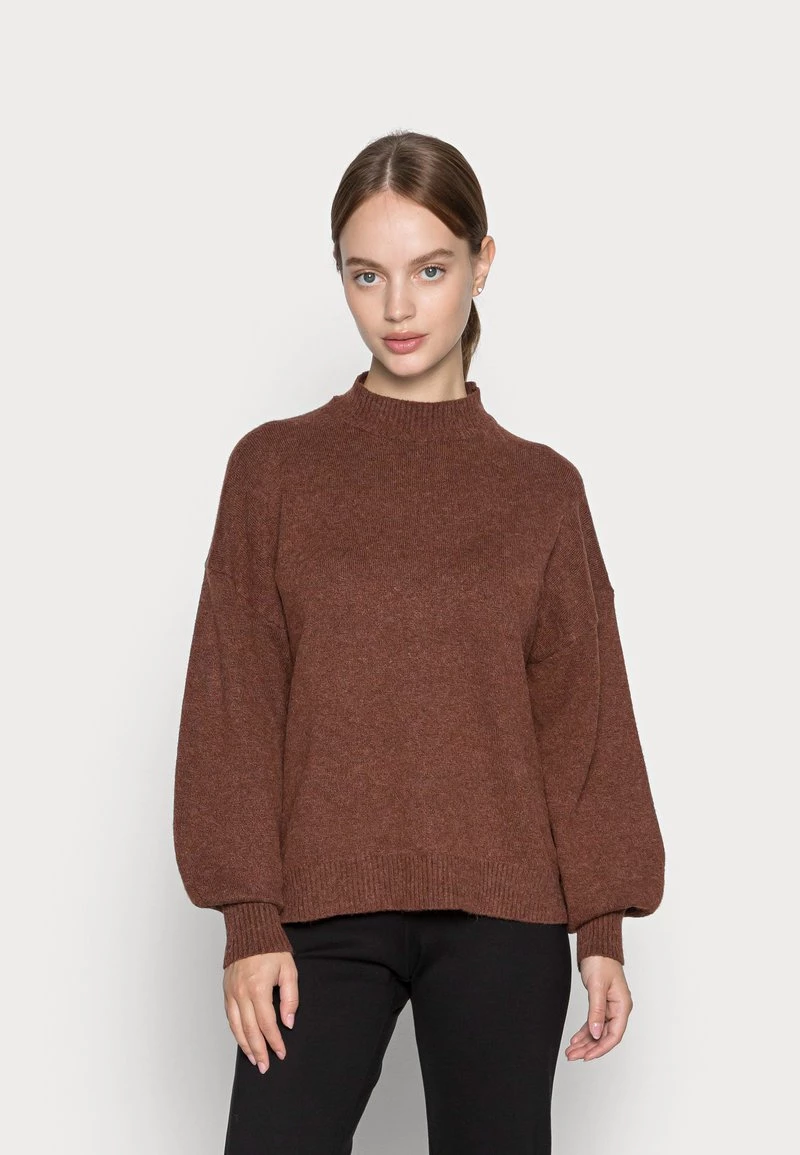 Aktion 👍 ONLY Petite ONLCARI LIFE HIGHNECK - Strickpullover - Roasted Russet | Damen 🥰