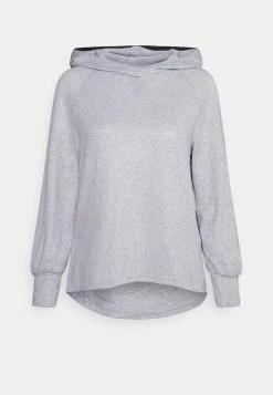Beste Bewertungen von 👍 ONLY Petite Damen ONLELCOS EMMA HOOD - Strickpullover - Light Grey Melange 💯