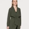 Bestes Angebot 🤩 ONLY Petite Damen ONLRUNA SPRING 🧥 COAT - Kurzmantel - Forest Night 🥰