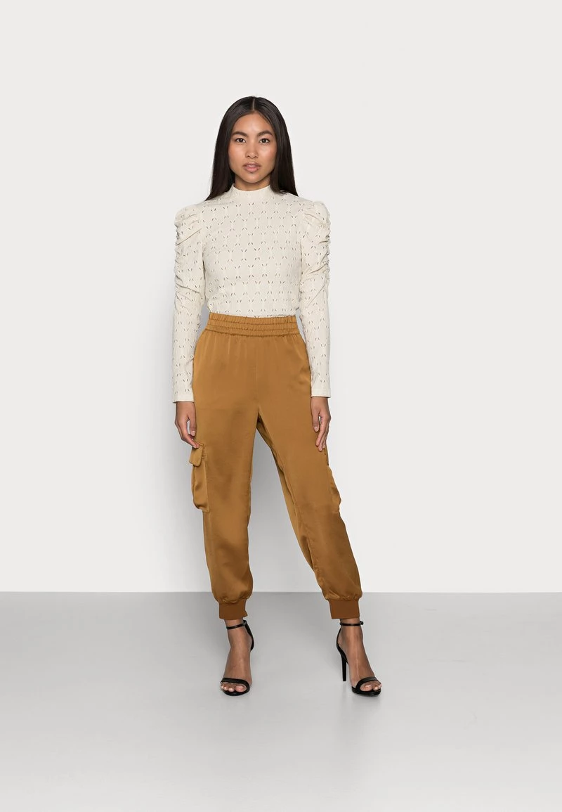 Auslauf 🥰 ONLY Petite Damen ONLROSALINE HIGHNECK PUFF - Bluse - Pumice Stone 🔔 – Bild 2