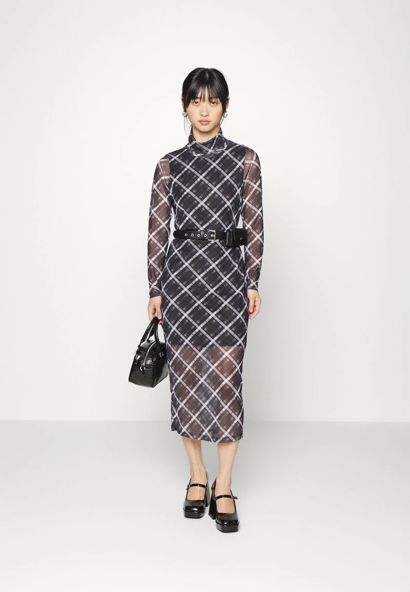 Bestpreis 🔔 ONLY Petite Damen ONLFLOW MIDI 👗 DRESS - Freizeitkleid - Grey 💯 – Bild 2