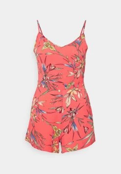 Besorgen 💯 ONLY Petite Damen ONLNOVA LUX MALIBU PLAYSUIT - Jumpsuit - Mineral Red Bright Tropical 👍