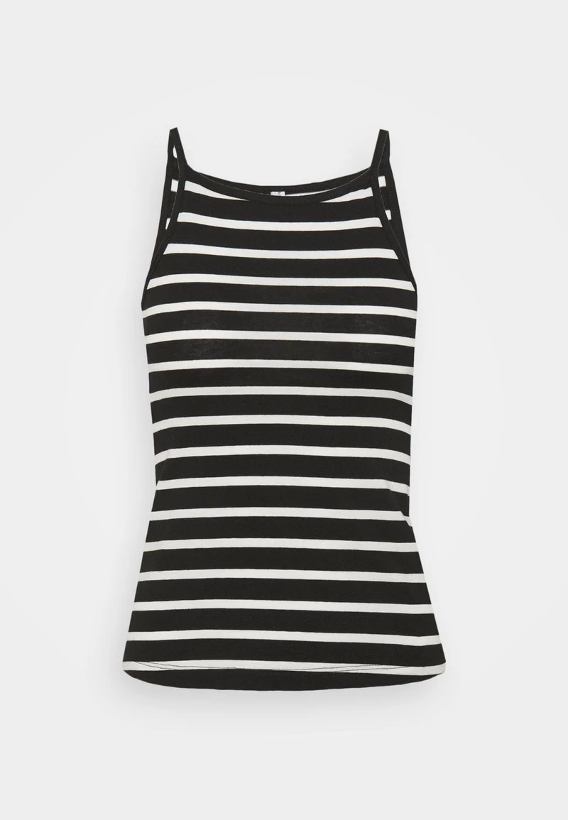 Großhandel 👏 ONLY Petite Damen ONLMAY LIFE STRIPE 2 PACK - Top - Black/black/cloud Dancer ⭐ – Bild 2