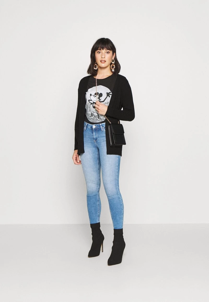 Schlussverkauf 🎉 ONLY Petite Damen ONLLESLY OPEN CARDIGAN - Strickjacke - Black 🛒 – Bild 2