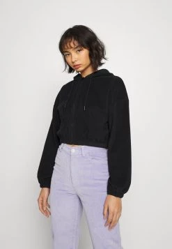 Bestpreis 💯 ONLY Petite Damen ONLKAROI ZIP HOOD - Sweatjacke - Black 👏