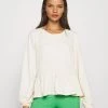 Top 10 👏 ONLY Petite Damen ONLAMY FLOUNCE - Sweatshirt - Birch 👍