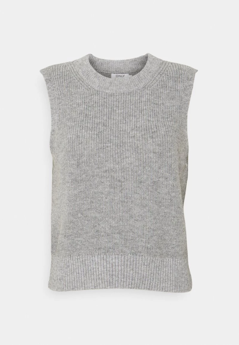 Budget ✔️ ONLY Petite Damen ONLPARIS LIFE - Strickpullover - Light Grey Melange ❤️ – Bild 5