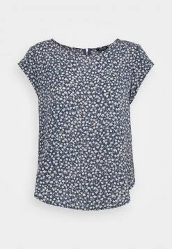 Angebote 🌟 ONLY Petite Damen ONLVIC - T-Shirt Print - Blue Mirage 🎉