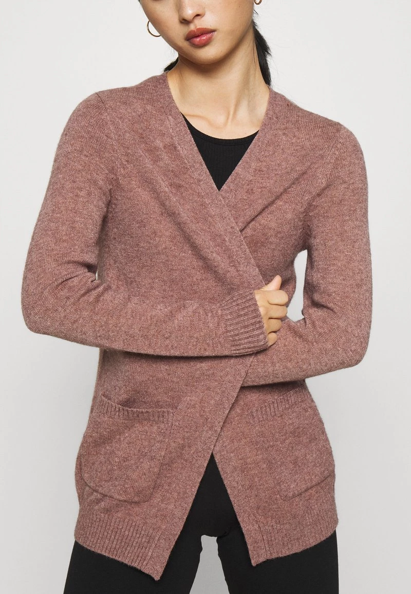 Bestpreis 🤩 ONLY Petite ONLLESLY OPEN CARDIGAN - Strickjacke - Rose Brown Melange | Damen 🎉 – Bild 6