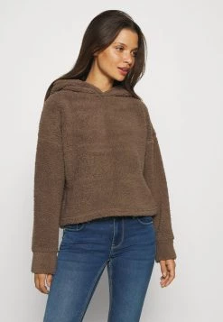 Beste Bewertungen von 😀 ONLY Petite Damen ONLROBYN TEDDY HOODY - Kapuzenpullover - Walnut 🌟