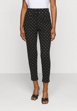 Schlussverkauf 🌟 ONLY Petite Damen ONLPOPTRASH EASY DOT PANT - Stoffhose - Black 😉