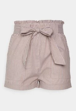 Aktion 🥰 ONLY Petite Damen SMILLA STRIPE BELT - Shorts - Toasted Coconut White 😍