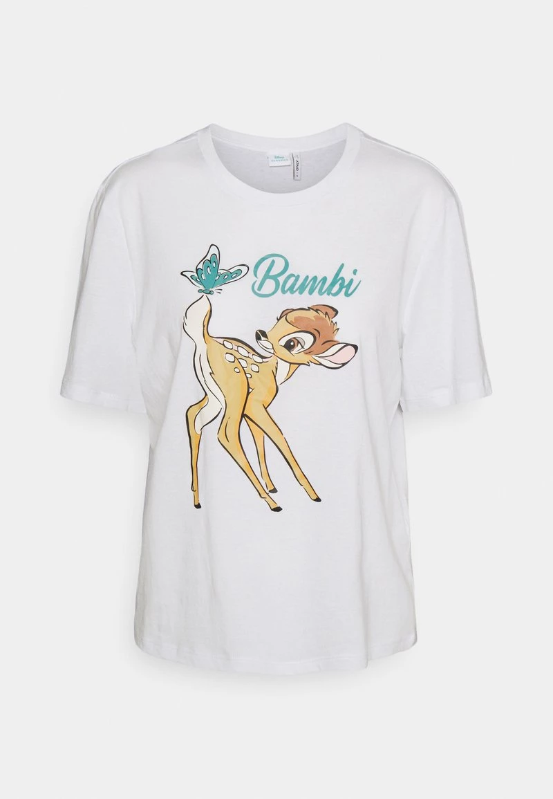 Bester Verkauf 🎉 ONLY Petite ONLDISNEY LIFE BOXY BAMBI - T-Shirt Print - Bright White | Damen ✔️