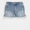 Neu 👍 ONLY Petite Damen ONLCARMEN LIFE REG - 👖 Jeans Shorts - Medium Blue Denim 🌟
