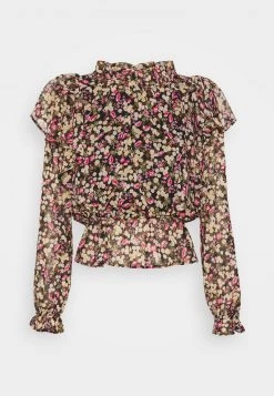 Angebote 😉 ONLY Petite Damen ONLINGRID RUFFLE - Bluse - Black/rouge Red ⌛