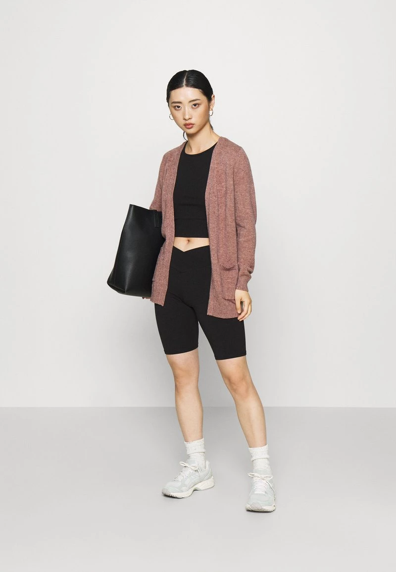 Bestpreis 🤩 ONLY Petite ONLLESLY OPEN CARDIGAN - Strickjacke - Rose Brown Melange | Damen 🎉 – Bild 2