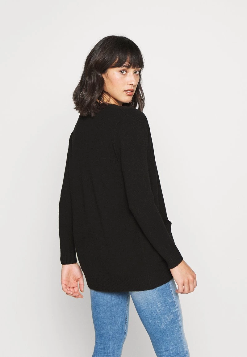 Schlussverkauf 🎉 ONLY Petite Damen ONLLESLY OPEN CARDIGAN - Strickjacke - Black 🛒 – Bild 3